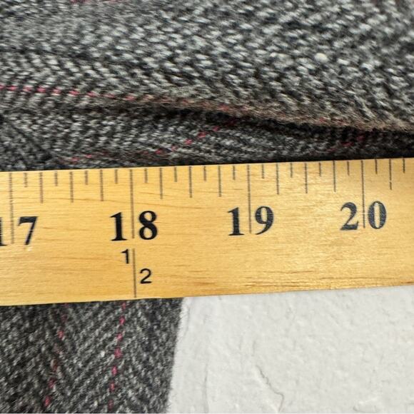 Vintage Taylor & Spenser Grey Wool Fitted Blazer Jacket Womens 9 Preppy Career - Picture 6 of 9